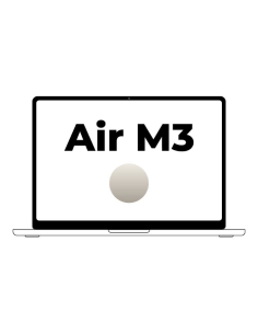 Apple Macbook Air 13,6"/ M3 8-Core CPU/ 8Gb/ 512Gb SSD/ 10-Core GPU/ Blanco Estrella