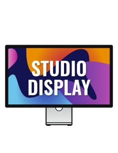 Apple Studio Display 27"/ 5K/ Cristal Nanotexturizado/ Soporte con Inclinación Ajustable