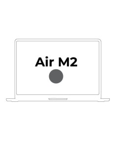 Apple Macbook Air 13.6"/ M2 8-Core CPU/ 8GB/ 256GB SSD/ 8-Core GPU/ Gris Espacial