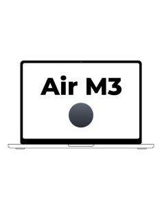 Apple Macbook Air 13,6"/ M3 8-Core CPU/ 8Gb/ 256Gb SSD/ 8-Core GPU/ Medianoche