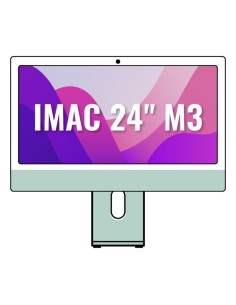 Apple iMac 24" Retina 4,5K / M3 8-Core CPU/ 8Gb/ 256Gb SSD/ 10-Core GPU/ Verde