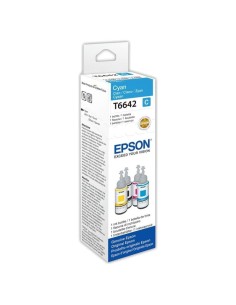 Botella de Tinta Original Epson T6642/ Cian
