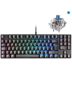 Teclado Gaming Mecánico Mars Gaming MKREVOPROBES/ Switch Azul