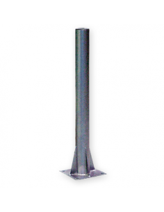 Soporte de suelo Reforzado para antenas de 135cms. 850x70mm, placa 250x250mm