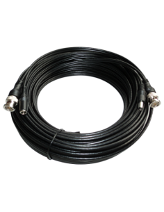 Cable coaxial RG 59 con alimentación preconectorizado con BNC + DC. 10mts