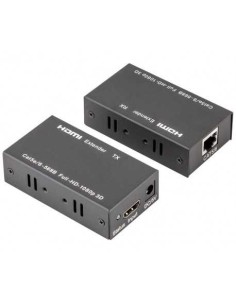 Amplificador / Convertidor de HDMI a Cable de datos (Cat5e, Cat6 hasta 60 metros)
