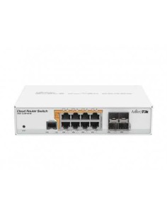 Cloud Router Switch, x8 Gb 67W, x4 SFP, RouterOS, L5. Montaje en Rack