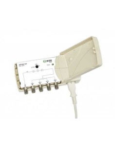 Amplificador de Interior 5G, VHF-UHF 22dB, 103dBuV. 4 salidas