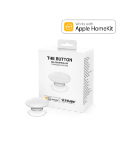 Botón de acción Fibaro Button Blanco. Versión HOME KIT Apple Bluetooth. FGBHPB-101-1
