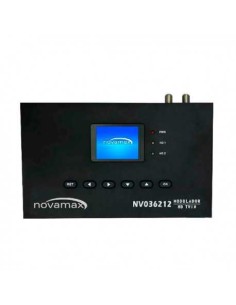 Modulador HD TWIN UHF/VHF 85dB, 70-100dBuV, MER: &gt36dB. Pantalla LCD y Mini USB