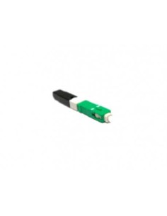 Conector de fibra óptica SC/APC KeyQuick, monomodo. Universal para cable redondo y plano de 2,0mm y 3,0mm
