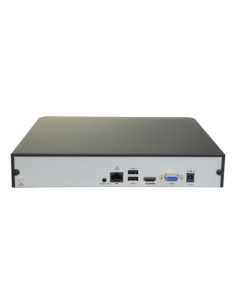 NVR 16ch IP hasta 8Mpx, 64Mbps, H.265+, 1 HDD