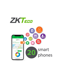 Licencia ZKTeco BioTime APP-P20 para activar App Biotime Software de asistencia en 20 Smartphones de manera permanente
