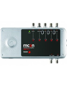 Central Multibanda 5E (UHF1-UHF2-BIII/DAB-BI/FM-SAT) y 1 salidas , 45 / 30 / 35dB, 117d-120dBuV