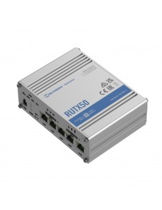 Router 5G Doble banda (2,4/5Ghz) 3.3gbps, 1x WAN 10/100/1000, x4 puerto LAN 10/100/1000 y x4 antenas 5G. Doble SIM. Industrial