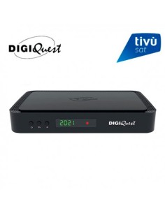 Digiquest COMBO SAT 4K (S2) y TDT DVB-T2 + Tarjeta TivuSat 4K Ultra HD, Ethernet, PVR