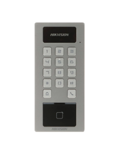 Control de accesos de superficie, IP65, IK09, para supervisión vía smartphone. Lector Mifare y teclado. Unifamiliar.