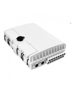 Caja FTTh IP65 2p/16p soporte para 16 adaptadores/mini splitter.