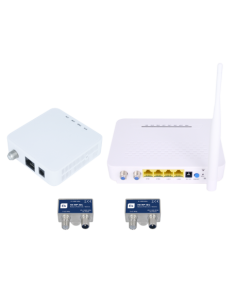 Kit para extensión de IPTV y WiFi a través de coaxial