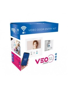 Kit unifamiliar video con placa Cityline de empotrar y monitor Veo-XL Wifi manos libres 7".