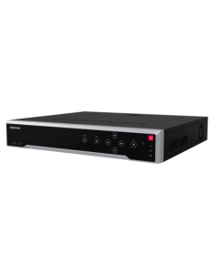 NVR 32ch IP (16ch PoE) hasta 12Mpx, 256Mbps, H.265+, 4 HDD. Detección de movimiento 2.0